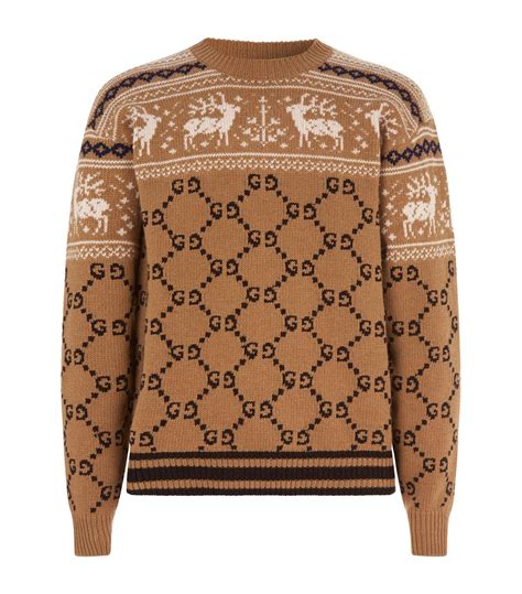 gucci brown jumper|Gucci jumpers men.